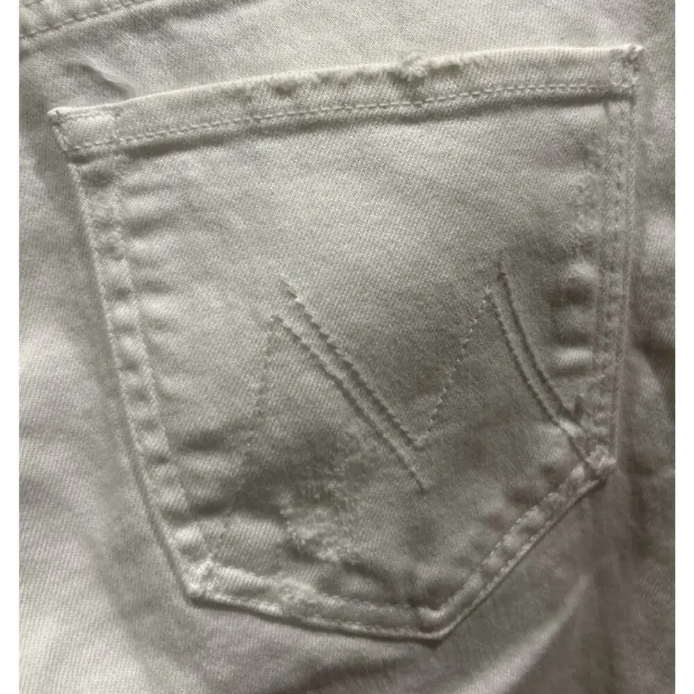 Women’s MOTHER The Looker Broken Mirror Jeans Size 24 *B1